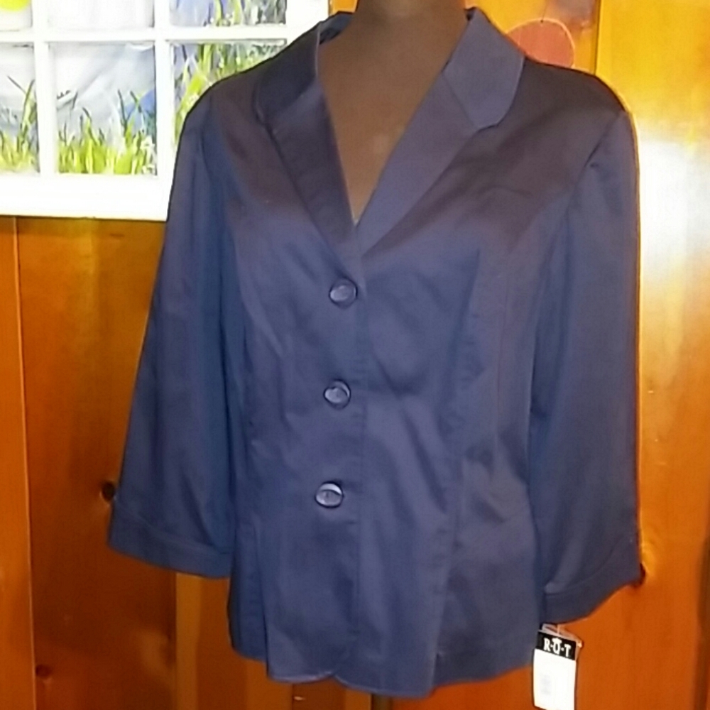 NWT- RQT-Navy Blazer